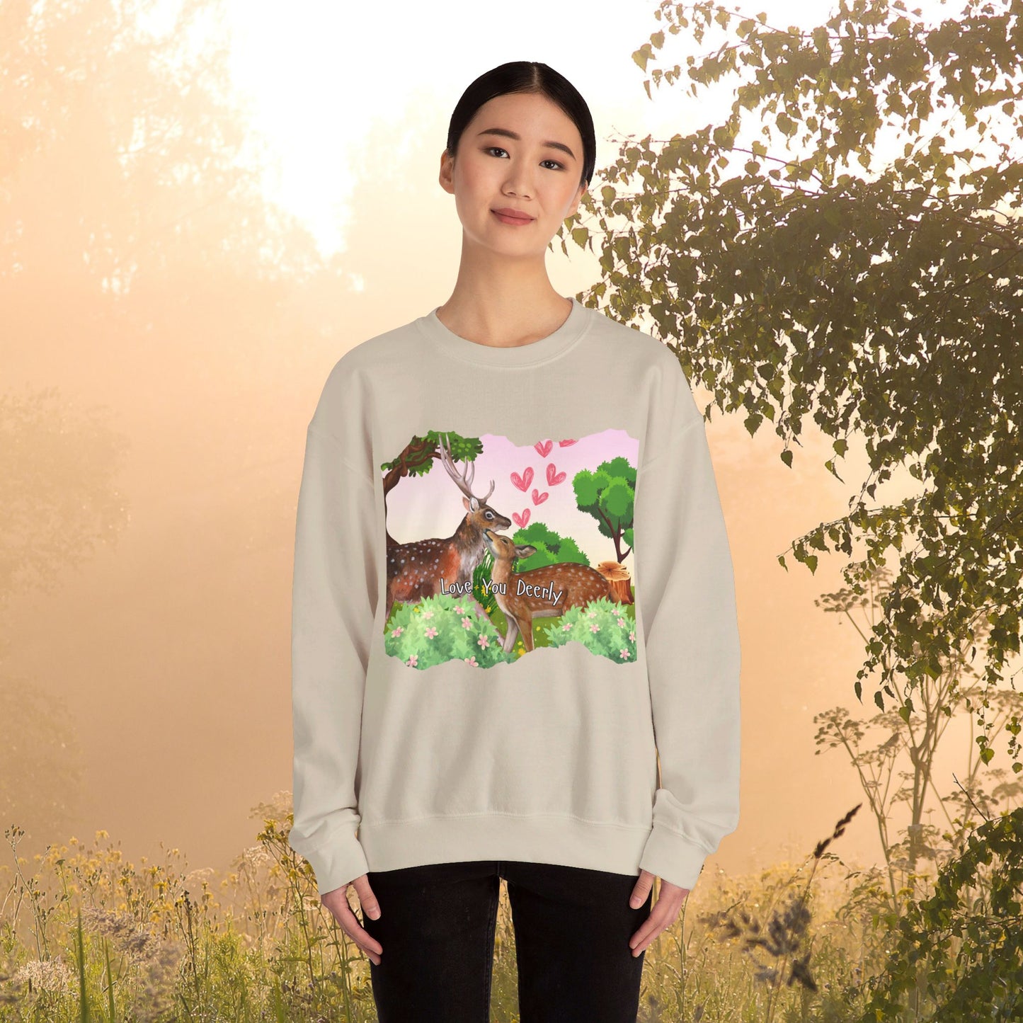 Love You Deerly Womens Sweater