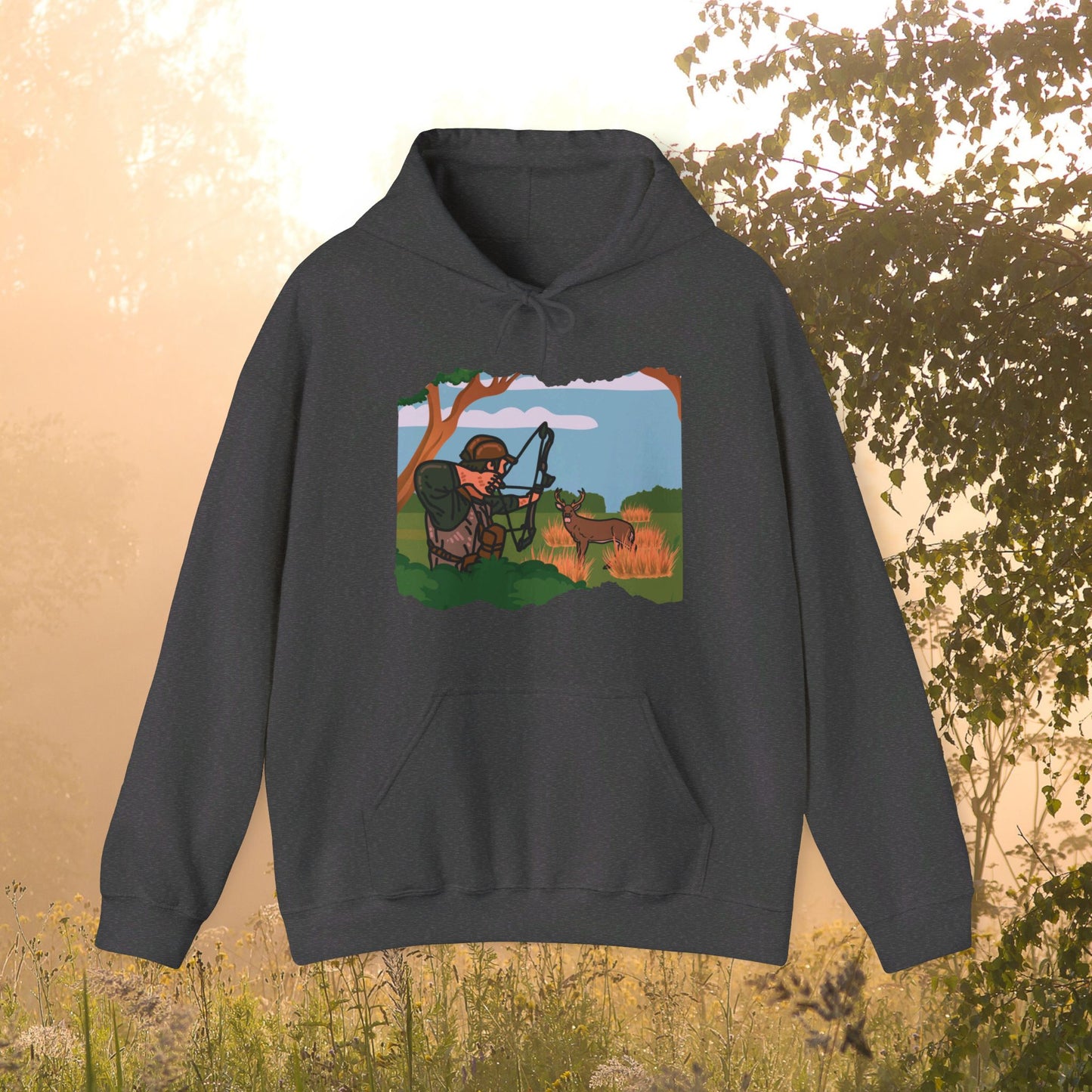 Bow Hunting Hooded Sweatshirt