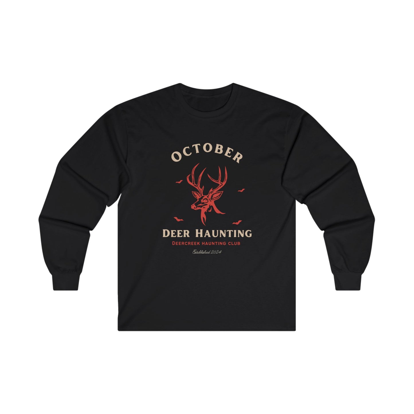 Halloween Deer Haunting Long Sleeve