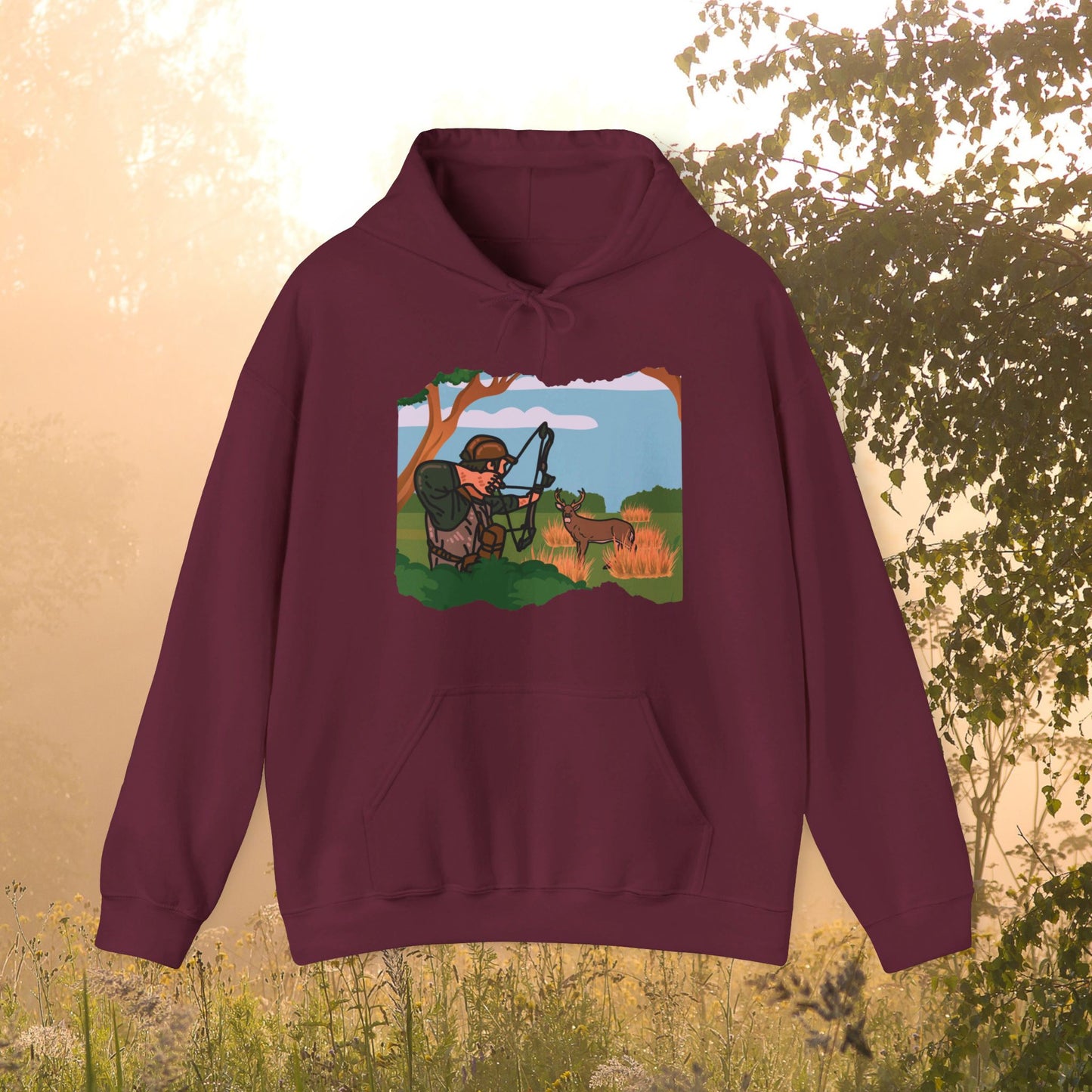 Bow Hunting Hooded Sweatshirt