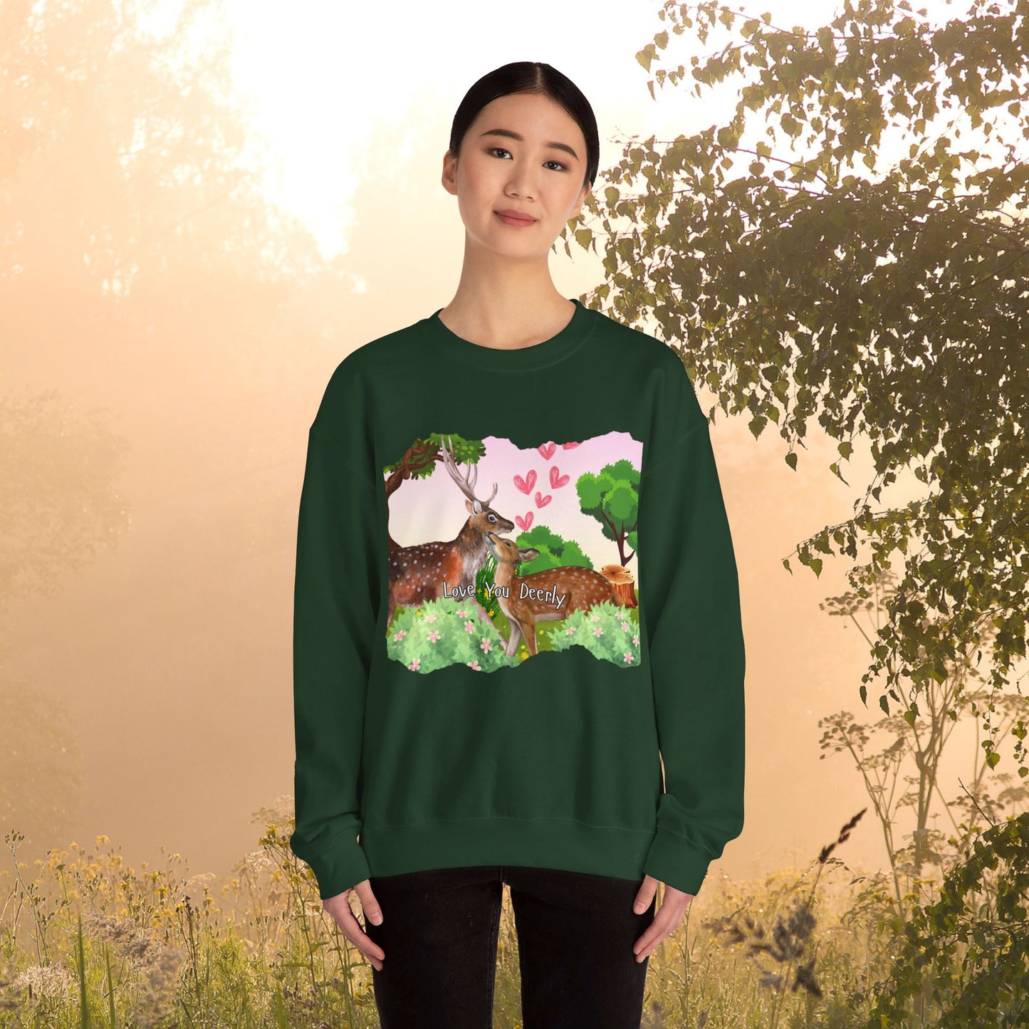 Love You Deerly Womens Sweater