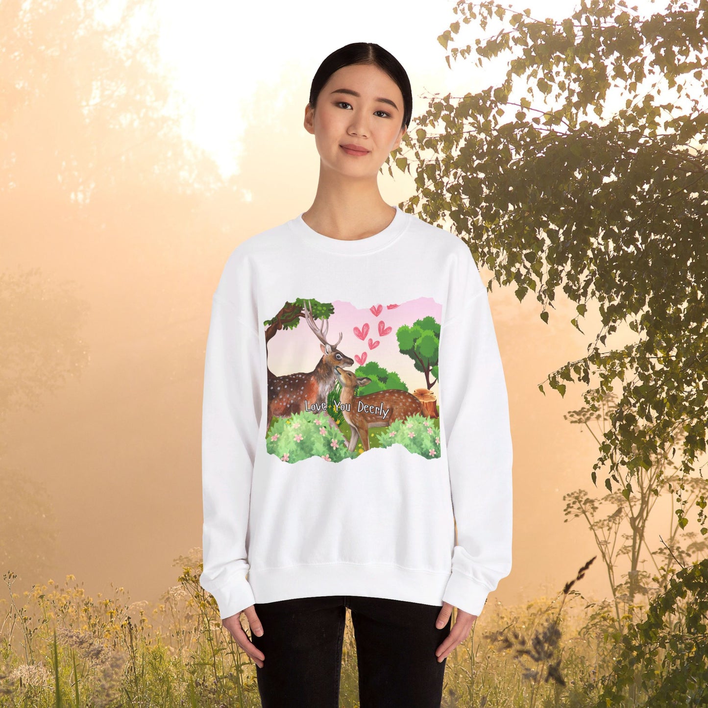 Love You Deerly Womens Sweater